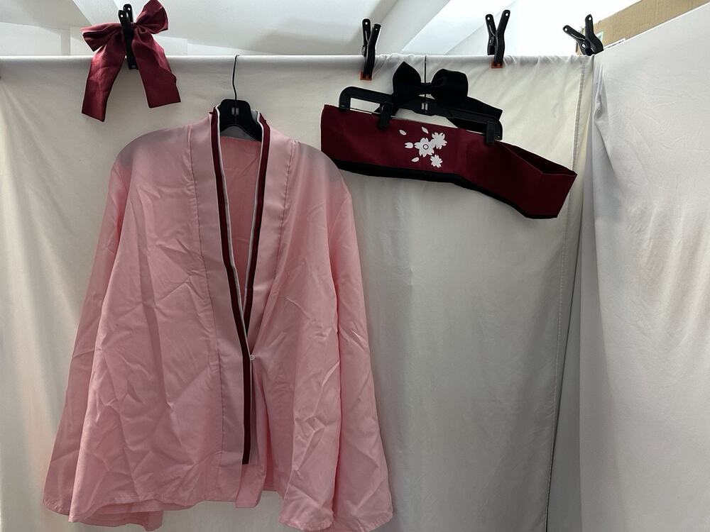 Women's Satin Pajamas Top With Bow Ties Size S